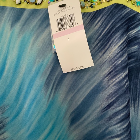 BCBGMaxazria sequin strap dress - Picture 4 of 9